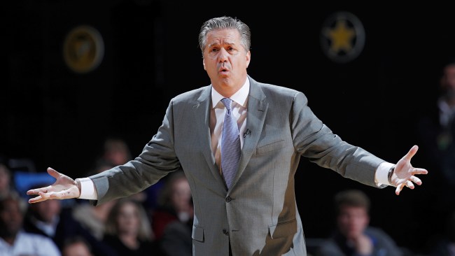 John Calipari Decorated His Living Room With Kentucky Jerseys For ESPN