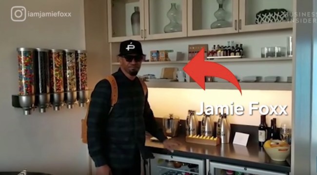 LAX airport private suites Jamie Foxx