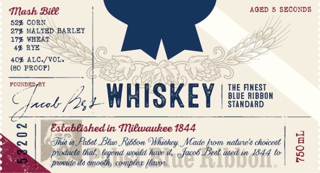 pabst blue ribbon pbr whiskey