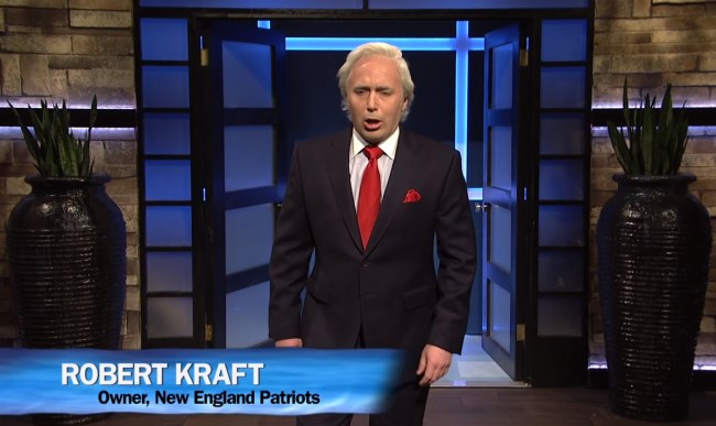 robert kraft jussie smollett saturday night live shark tank legal