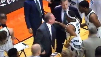 Michigan State Coach Tom Izzo Gets Crushed By Twitter For Getting Heated And Going Off On Aaron Henry During NCAA Tournament Game