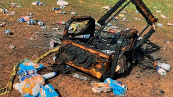 Talladega Superspeedway Tweeted All The Stuff Left In The Infield After This Weekend’s Race And It’s A Reminder That NASCAR Fans Are Savages