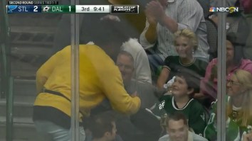 Ezekiel Elliott Did Something Very Cool For A Young Fan Who Got Hit By A Puck At The Stars-Blues Game
