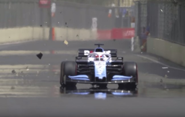 Formula 1 Azerbaijan Grand Prix Manhole Cover Incident