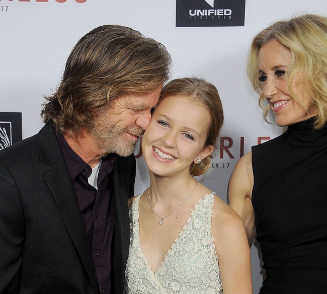 Actors Felicity Huffman and William H. Macy and daughter Georgia Grace Macy