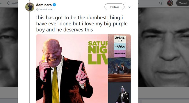 Guy Wrote An ENTIRE Script Where Thanos Hosts Saturday Night Live