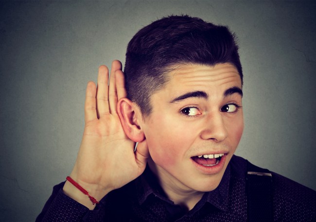 listening closely