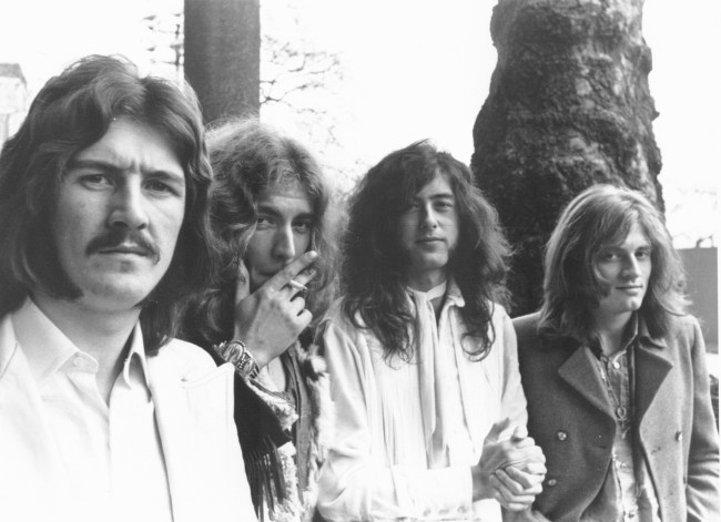 led zeppelin partying