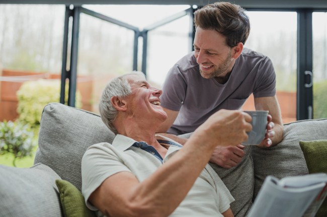 living with older parents