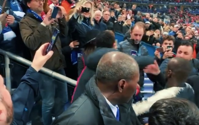 Neymar punches fan PSG French Cup Final