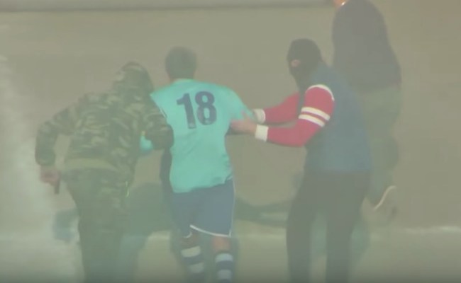 Italian soccer player stages mafia style kidnapping