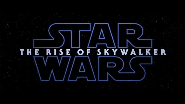 star wars episode ix the rise of skywalker