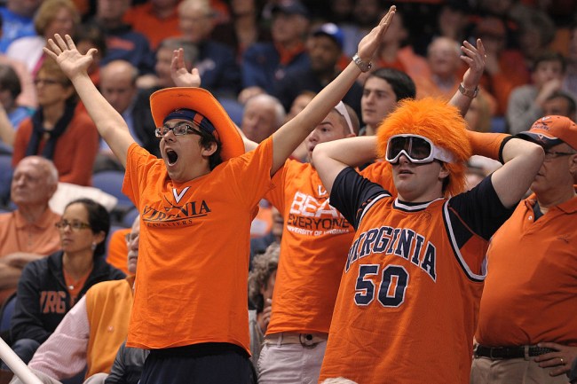 uva fans national championship celebration