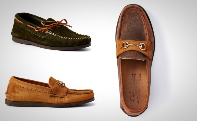 Yuketen Leather Loafer and Canoe Moc