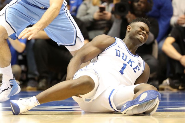 zion williamson shoe missing