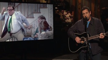 Adam Sandler Pays Emotional Tribute To ‘My Boy’ Chris Farley On ‘SNL’