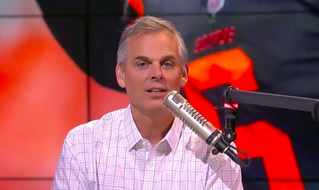 colin cowherd baker mayfield shotgunning beer