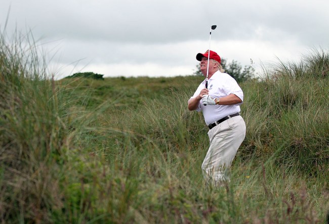 donald trump usga golf scores hacked