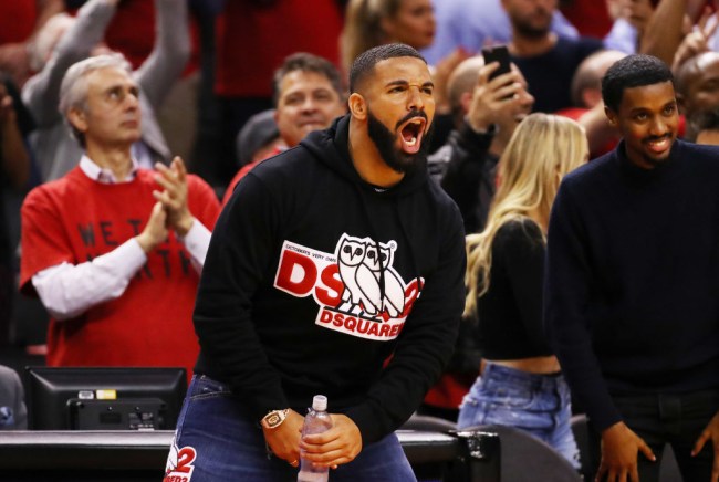 drake nick nurse shoulder rub