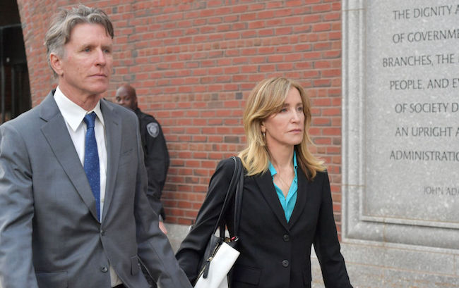 felicity huffman college admission scandal prison