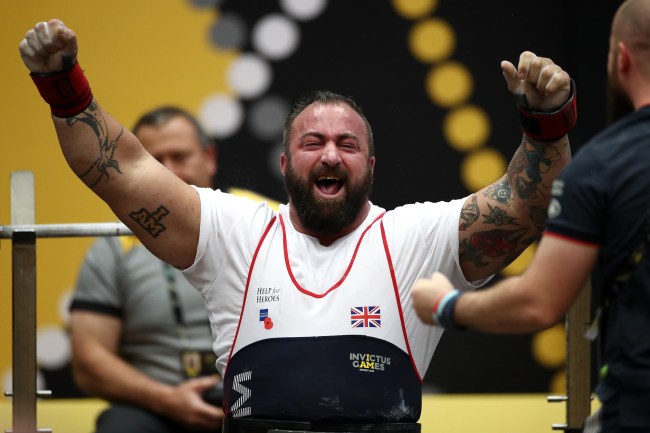 Martin Tye Strongman Seated Deadlift World Record Invictus Games