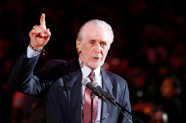 Pat Riley says he's thought about a return to the Los Angeles Lakers, but nobody from the franchise has ever reached out.