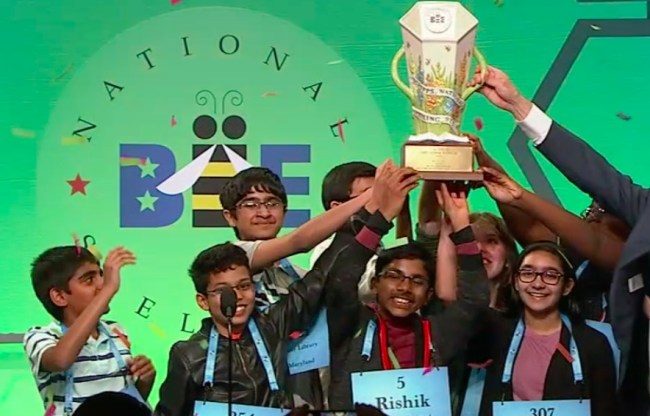 spelling bee eight way tie