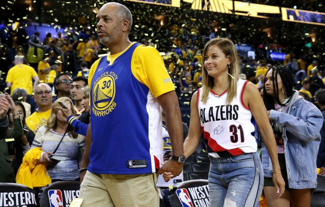Steph Curry On His Mom Cheering For Him While Wearing Blazers Gear
