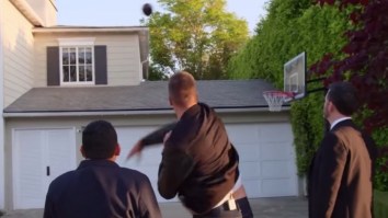 Tom Brady And Jimmy Kimmel Show Up And Throw Stuff Through Matt Damon’s House Windows In The Latest Prank War
