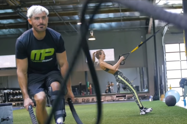 Zac Efron Workout Victoria's Secret Models