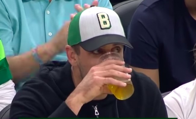 aaron rodgers responds beer chugging criticism