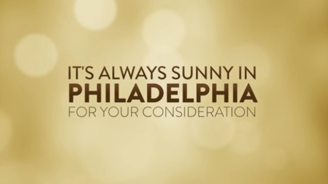 always sunny FYC