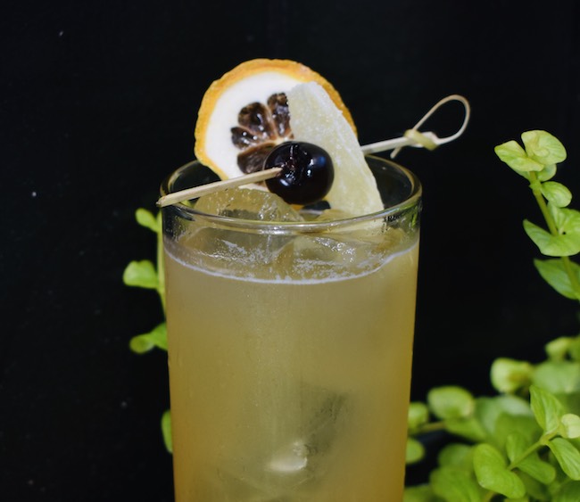 blueberry mint CBD drink
