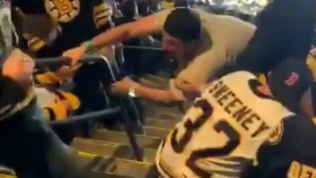 Bruins Fans Were So Angry During Game 5 That They Started Fighting Each Other And Brawled With Blues Fans
