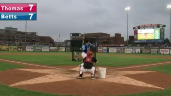 How Awesome Is This Monumental Bat Flip By Rays Prospect Chris Betts After Winning Home Run Derby?