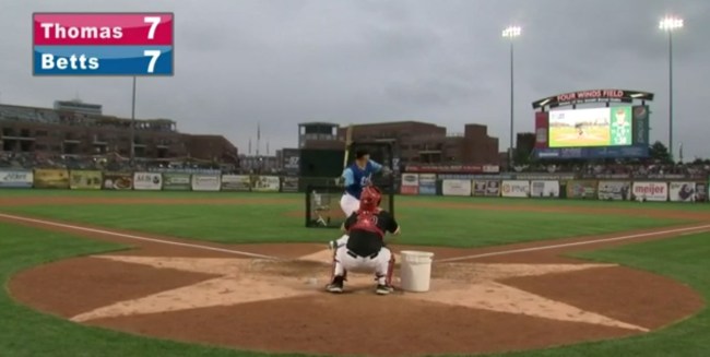 Chris Betts Had The Most Epic Bat Flip After Winning Home Run Derby