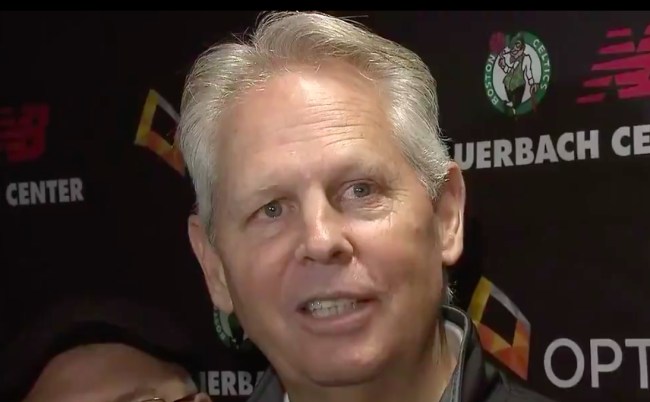 danny ainge fires shot kyrie irving