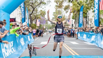A Man And His Dog Broke The Weirdest World Record While Almost Running A Mile In Under Four Minutes