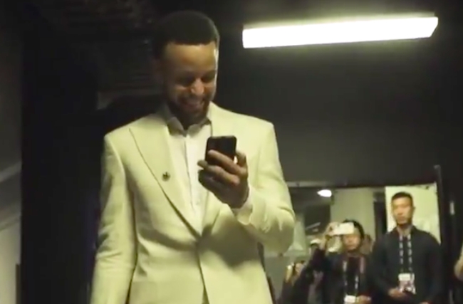 drake steph curry facetime nba finals