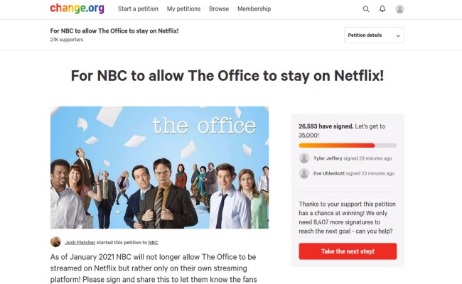 Fans Of The Office Started Petition To Keep The Show On Netflix