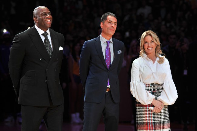 Magic Johnson says that he was "sending notes" to execs of Los Angeles Lakers during Anthony Davis trade negotiations.