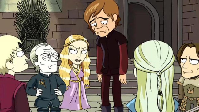 rick and morty game of thrones