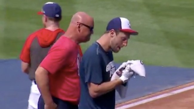 max scherzer nose