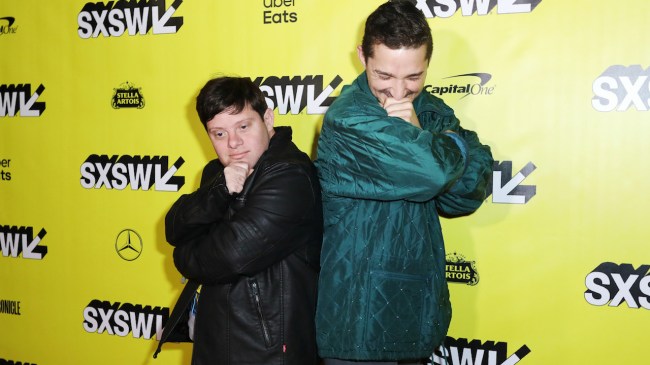 shia labeouf posing