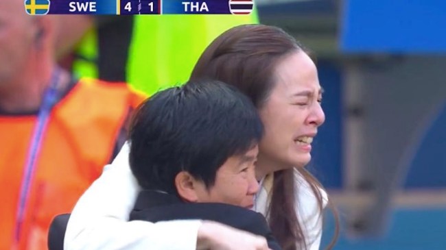 thailand manager crying at world cup