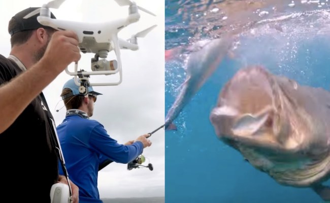 drone fishing