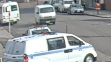 Drug Runner Busted After Crashing His Van With $140 Million In Meth Into Cop Cars Outside Police Station
