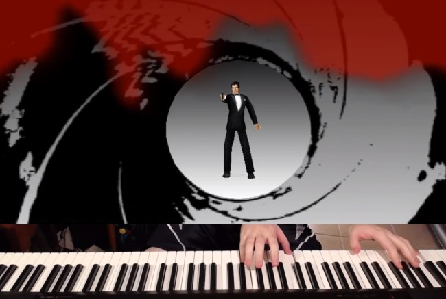 Goldeneye 007 N64 speedrun by Jackson Parodi on a piano.