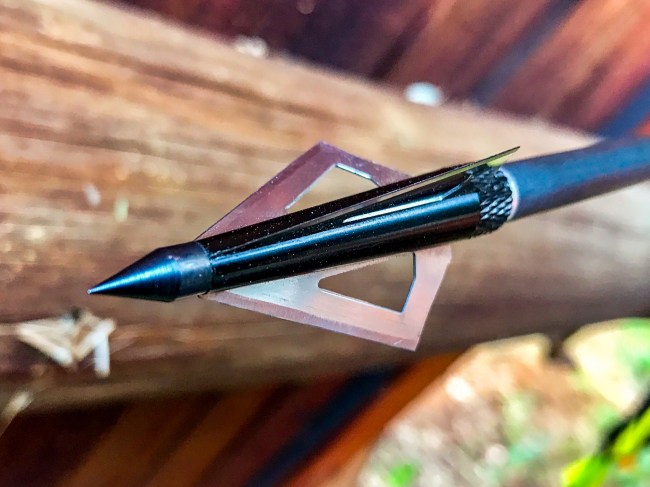 arrow from crossbow