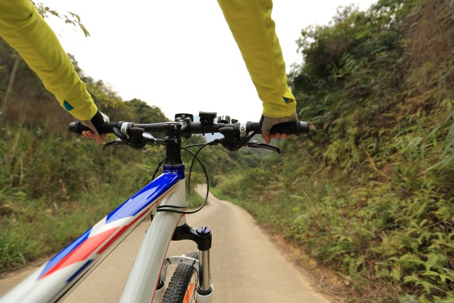mountain biking
